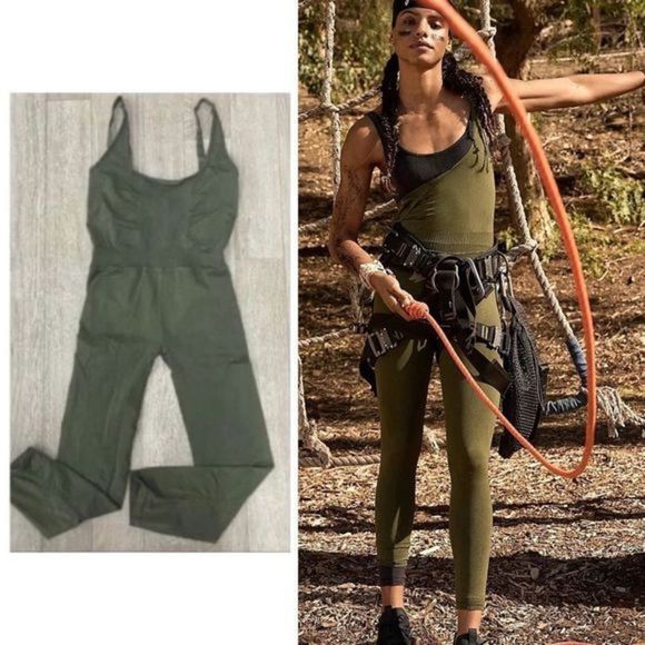 ⚠️SOLD-OUT✅9/4/23⚠️Free People Movement Good Karma Onesie - Picture 4 of 12